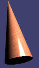 wooden cone narrow